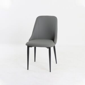 كرسي طعام فيلدا - رمادي