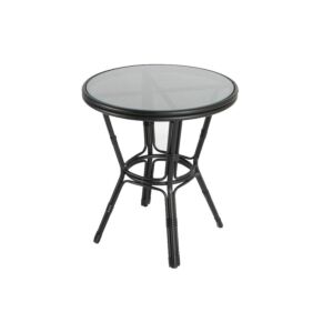 طاولة جانبية جلاس - اسود