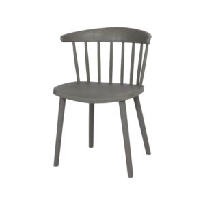 كرسي طاولة طعام انجيلا - رمادي
