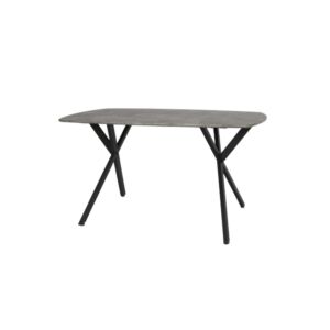 طاولة طعام ترايبو - رمادي وأسود