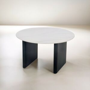 طاولة قهوة كورن - ابيض واسود