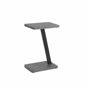 طاولة خدمة ريماس - رمادي واسود