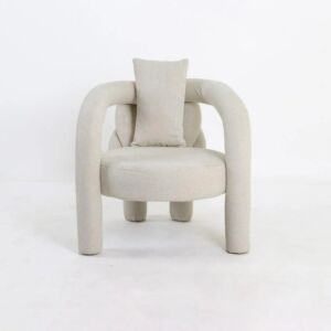 كرسي مفرد بذراعين جيليس - بيج