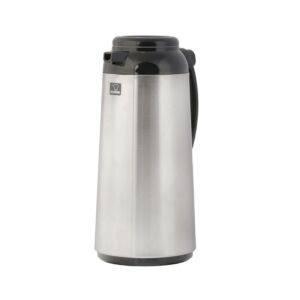 ترمس ابوفيل زوجبروشي ياباني - فضي وأسود - 1600 مل