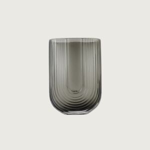 فازة زجاجية تانجو - رمادي