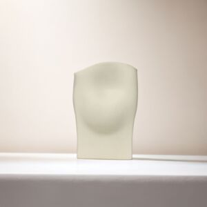 مزهرية رون - ابيض