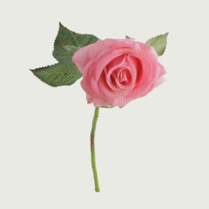 ورد صناعي صغير قولد - زهري - 12 قطعة