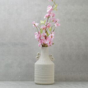 غصن بلوسوم صناعي - وردي - 12 قطعة