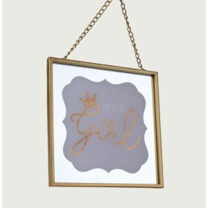 ديكور جداري مربع بسلسلة