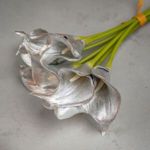 ورود صناعية كاي - رصاصي - 12 قطعة