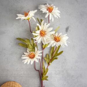 زهر صناعي ديزي - أبيض - 12 قطعة