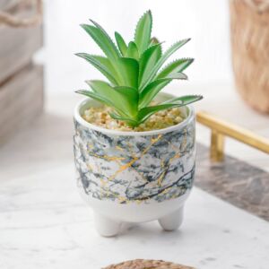 نبات صناعي روكا - اخضر ومتعدد الألوان - 12 قطعة