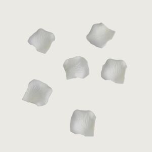 بتلات ورد رونا صناعية - سكري - 12 قطعة