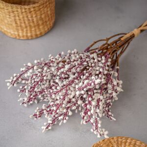 باقة ورد صناعي جيول - متعدد الألوان - 12 قطعة